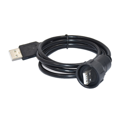 Ethernet-Verbindungsstück-Mann USB 2,0 Rohs industrieller zu weiblichem Kabel Platte USBs 2,0