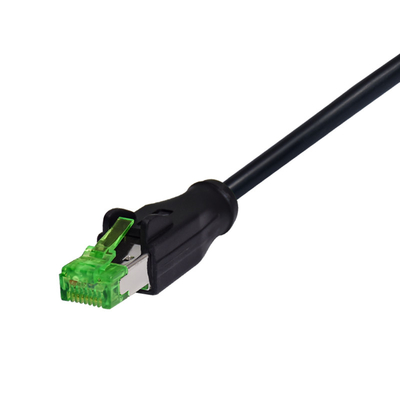 Wasserdichtes M12 D-kodiertes Cirtular dem Verbindungskabel zu des Ethernet-RJ45 des Kabel-RJ45 mit Verbindungsstück M12